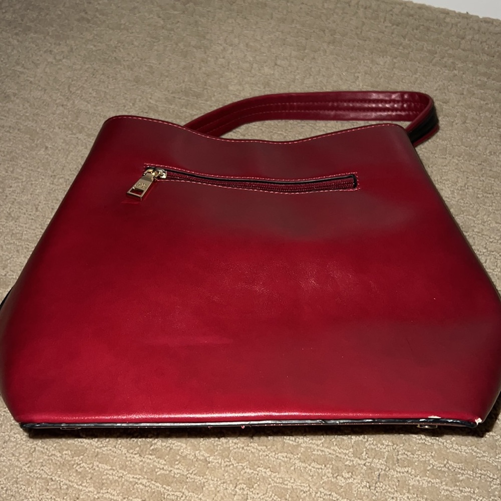 Red structured bag - Picture 3 of 6